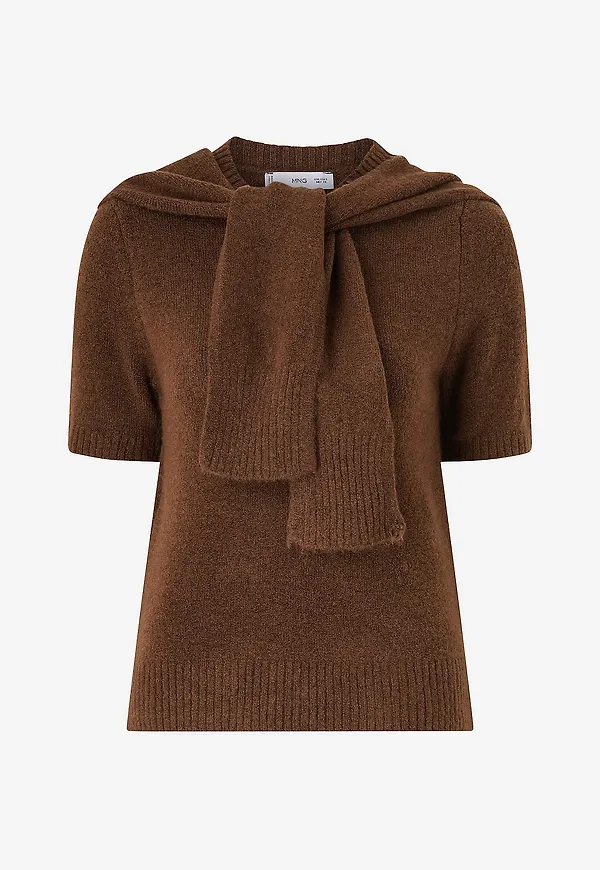 Mango - Tröja Sweater Leire - Brun