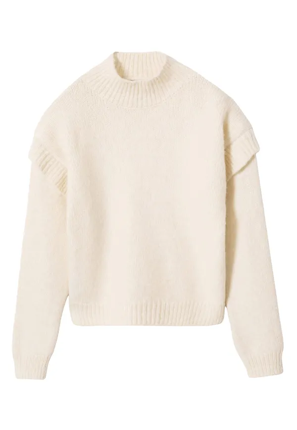 MANGO Tröja 'Mayo' ljusbeige