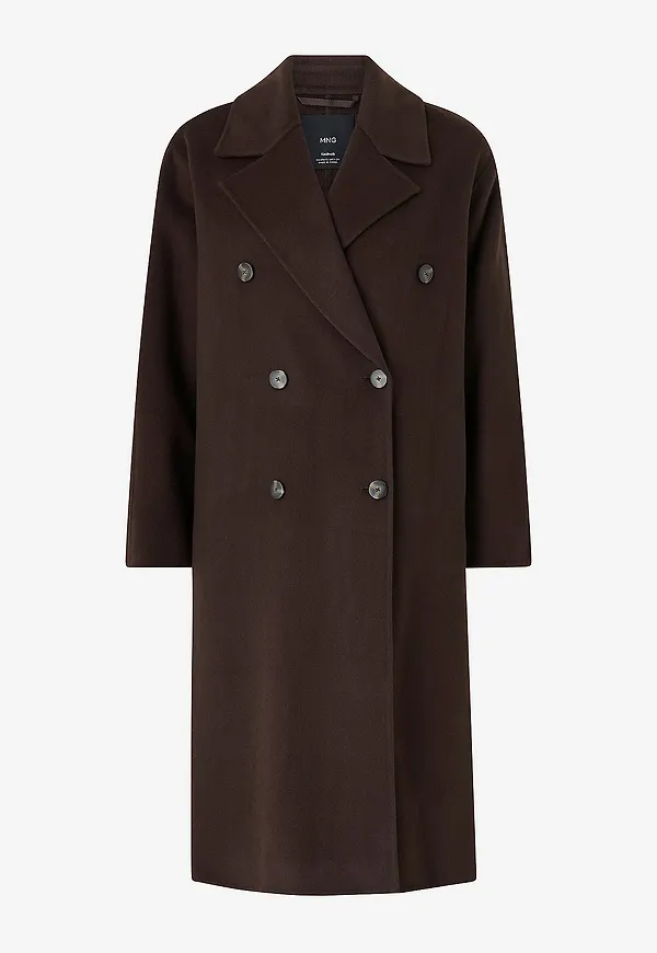 Mango - Ullkappa Coat Picarol - Brun