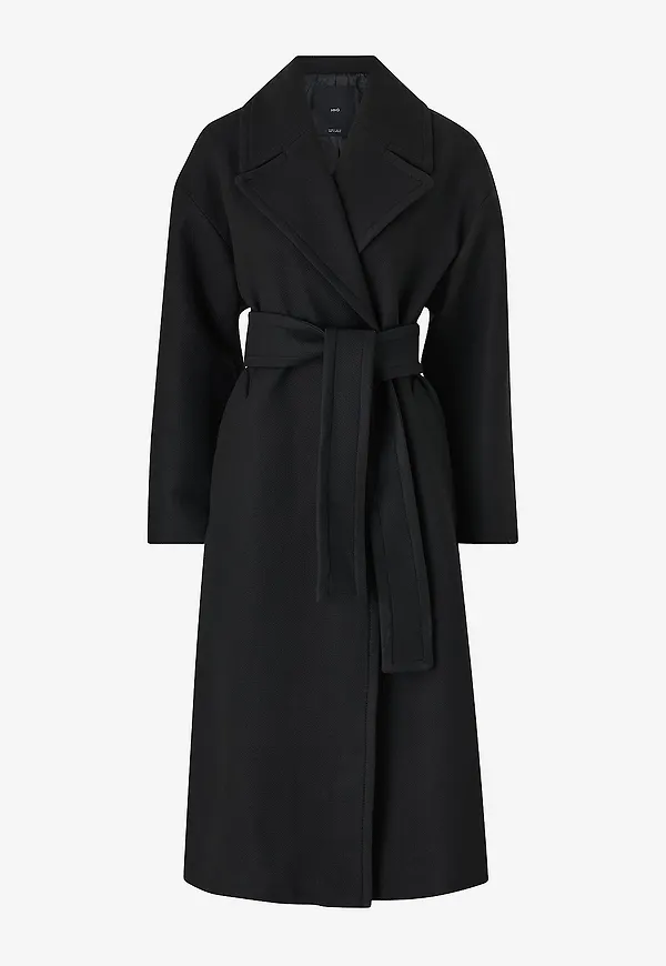 Mango - Ullkappa Coat Traviata - Svart