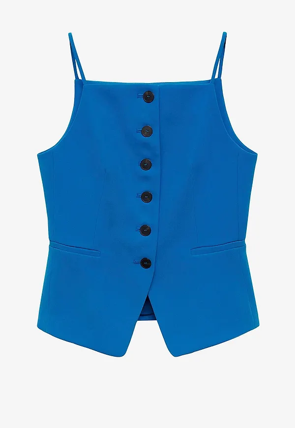 Mango - Väst Vest Igu - Blå