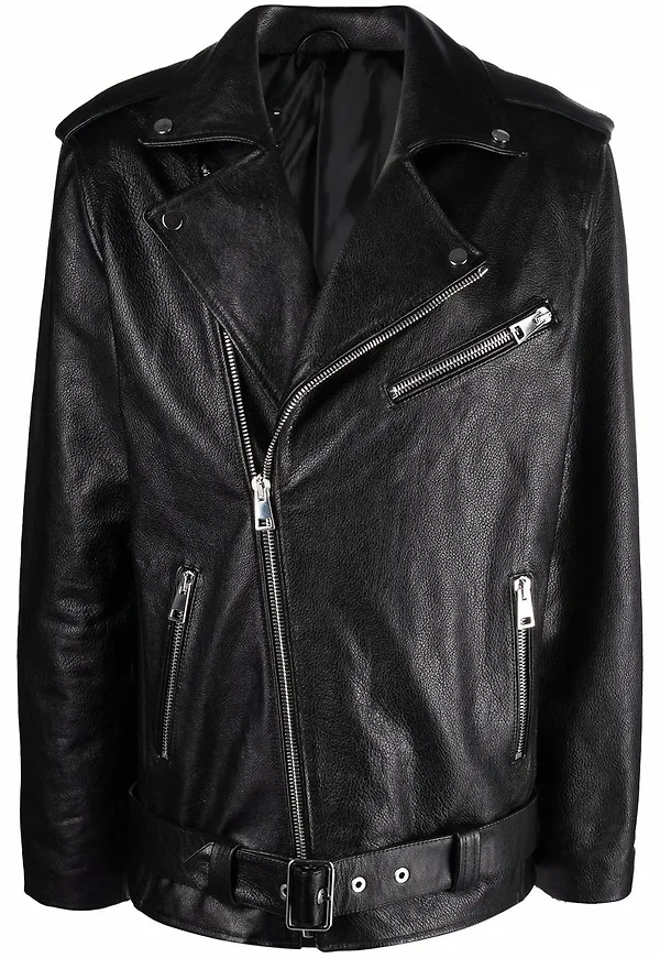 Manokhi jacka i oversize-modell - Svart