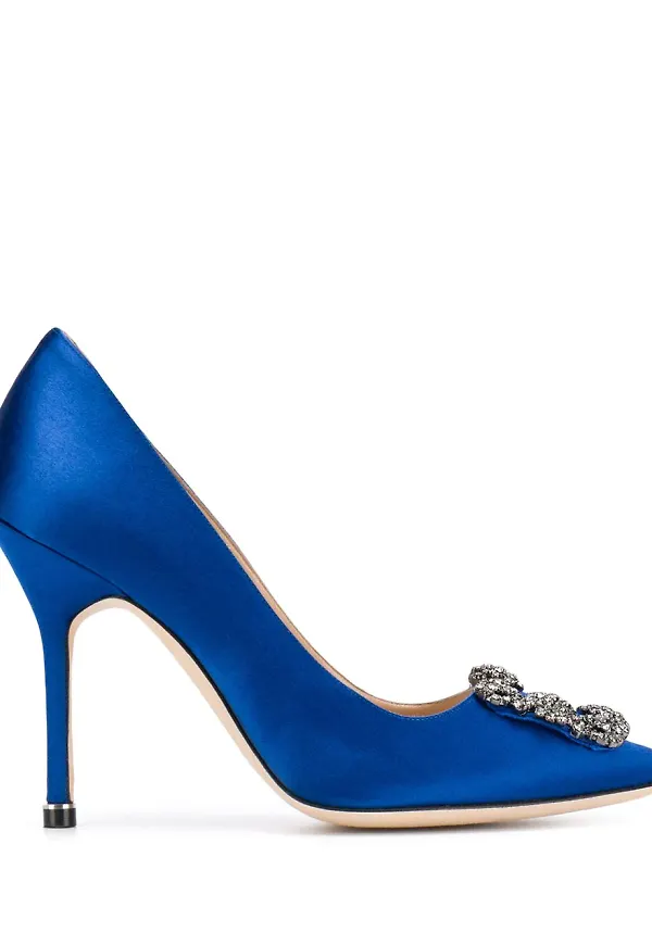 Manolo Blahnik Hangisi pumps - Blå