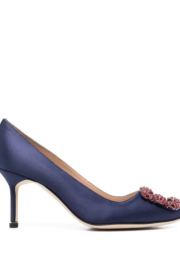 Manolo Blahnik Hangisi pumps - Blå