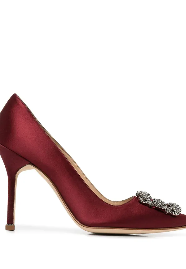 Manolo Blahnik Hangisi pumps - Röd
