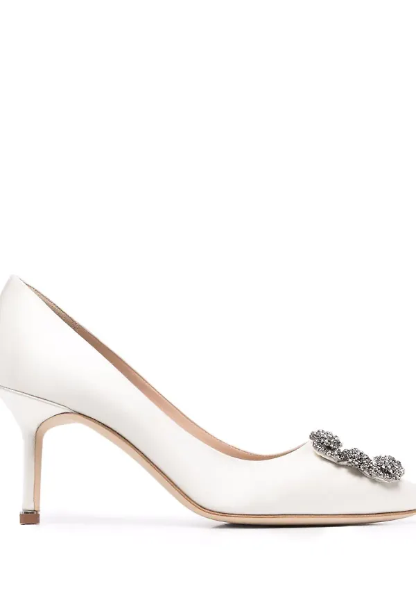 Manolo Blahnik Hangisi pumps - Vit