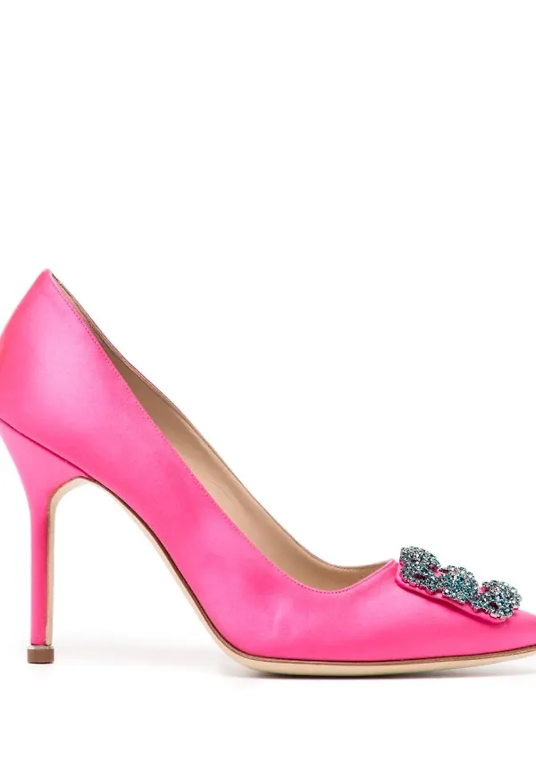 Manolo Blahnik Hangisi pumps 90mm - Rosa