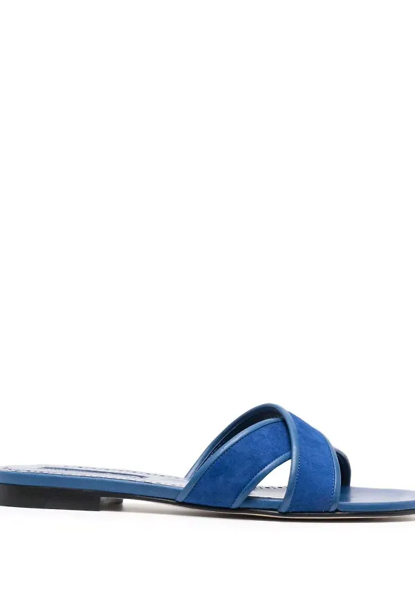 Manolo Blahnik Ifneta sandaler - Blå