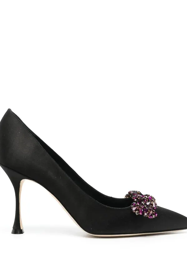 Manolo Blahnik Khafina pumps - Svart