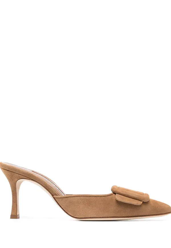 Manolo Blahnik Maysale pumps - Brun