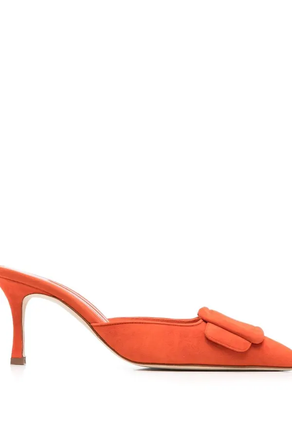 Manolo Blahnik Maysale pumps - Orange