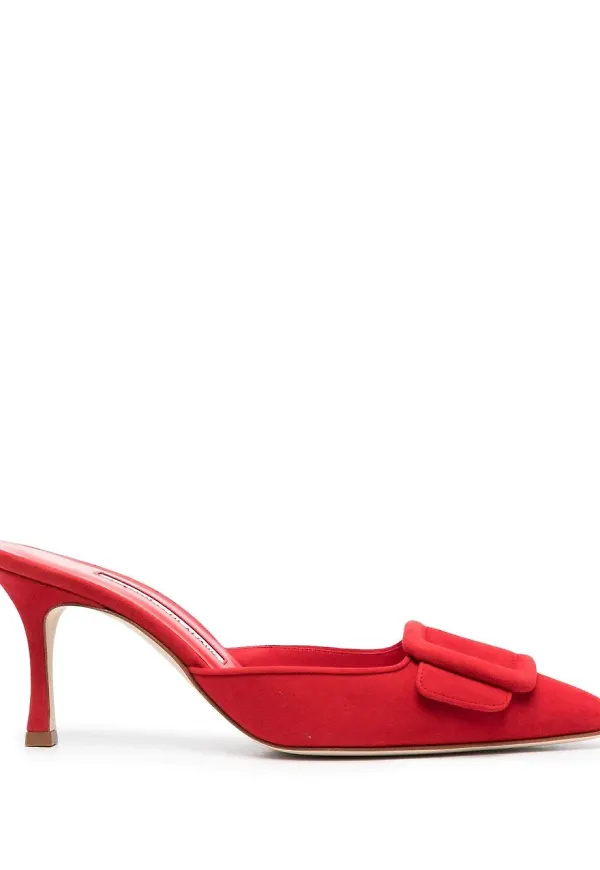 Manolo Blahnik Maysale pumps - Röd