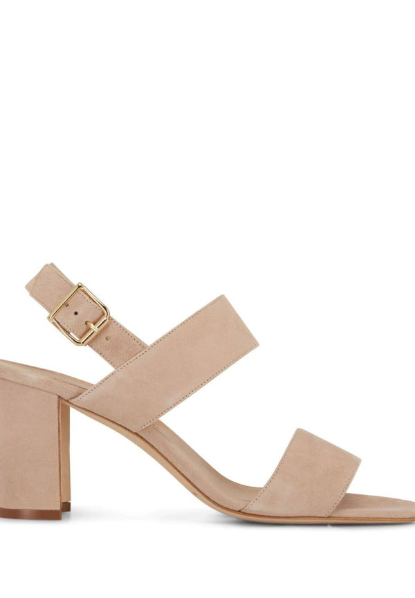 Manolo Blahnik slingback-sandaler med öppen tå - Neutral