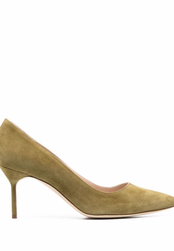 Manolo Blahnik Tora 70 mm pumps - Grön