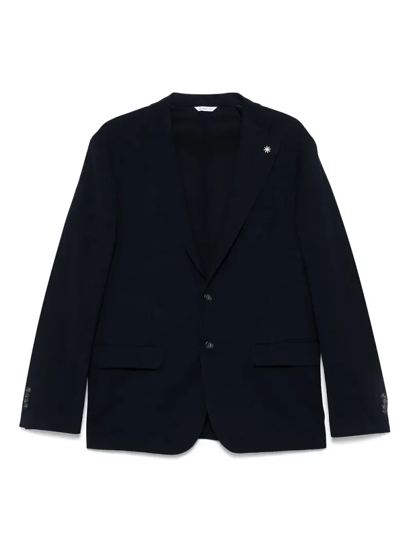 Manuel Ritz blazer med brosch - Blå