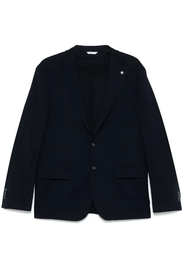 Manuel Ritz blazer med brosch - Blå
