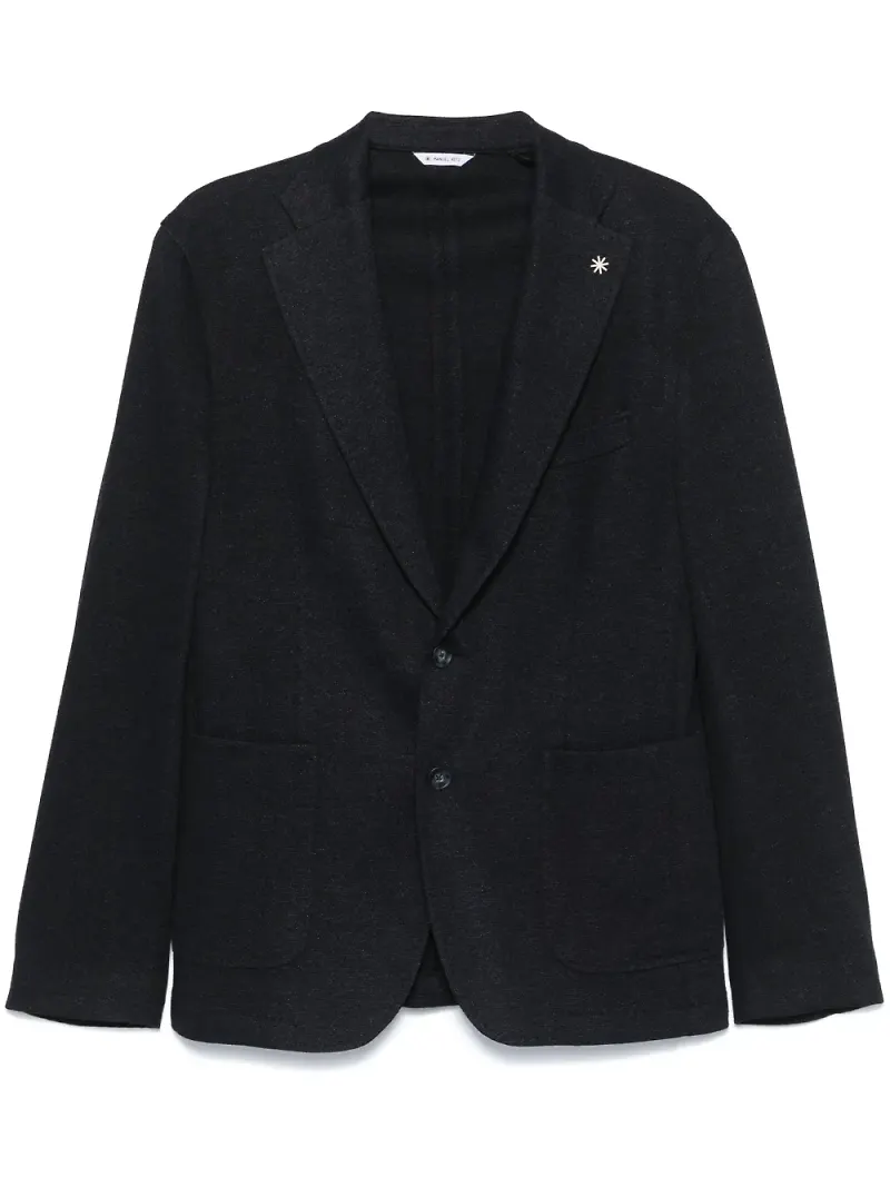 Manuel Ritz blazer med brosch - Blå