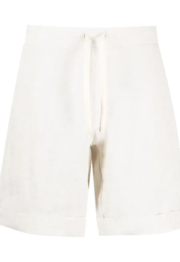Marané shorts med dragsko - Neutral