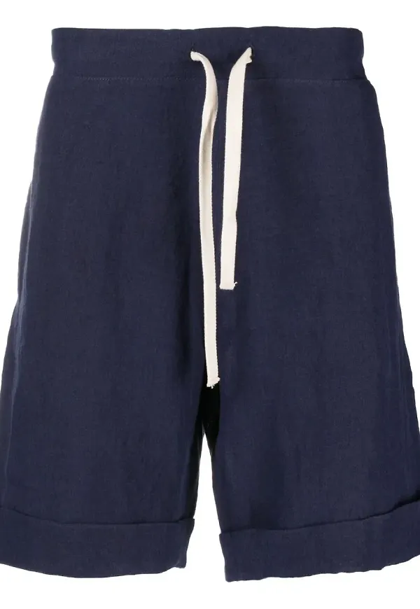 Marané tunna linneshorts - Blå