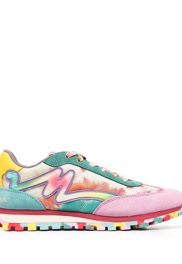 Marc Jacobs batikmönstrade sneakers - Rosa