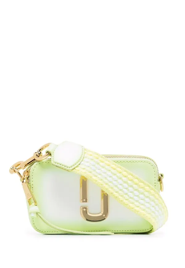 Marc Jacobs Fluoro Edge Snapshot väska - Grön