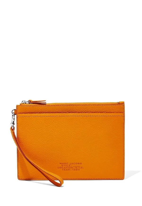 Marc Jacobs handledsplånbok i läder - Brun