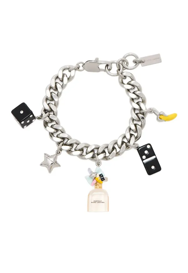 Marc Jacobs Perfect armband med berlock - Silverfärgad