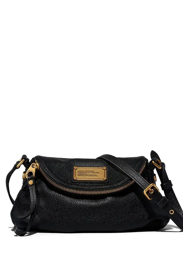 Marc Jacobs Re-Edition Natasha liten axelremsväska - Svart