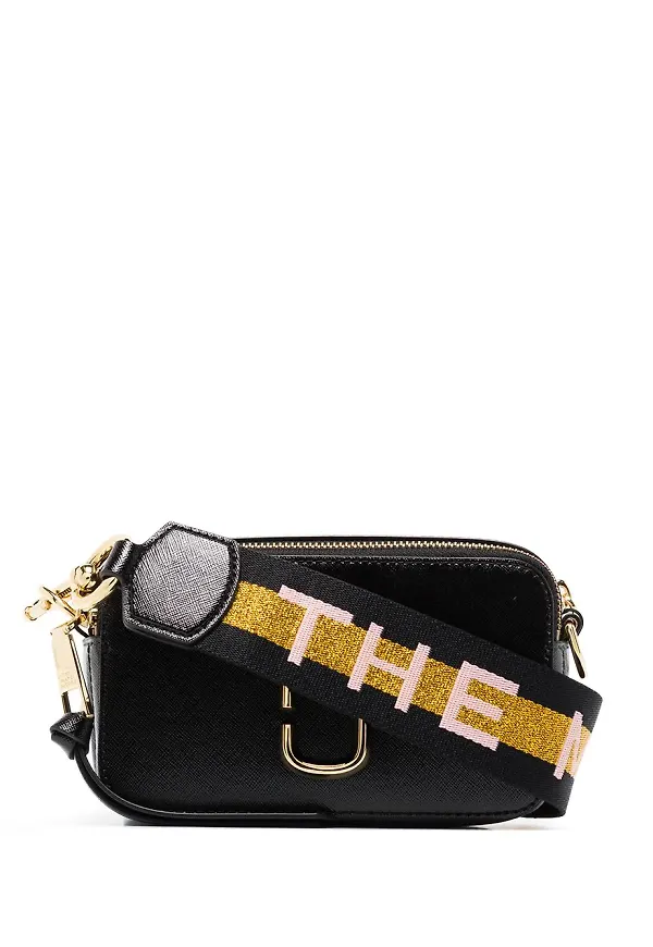 Marc Jacobs Snapshot axelremsväska - Svart