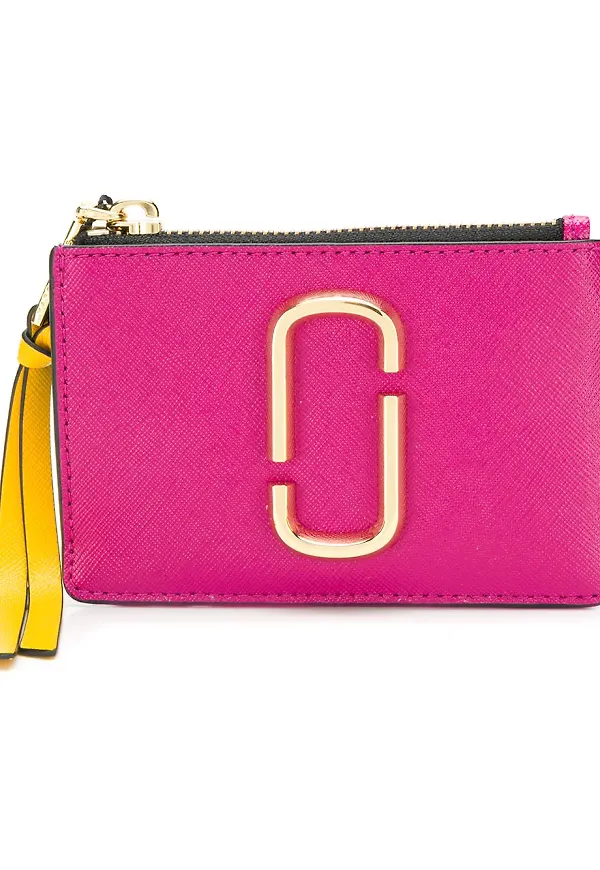 Marc Jacobs Snapshot kompakt plånbok - Rosa