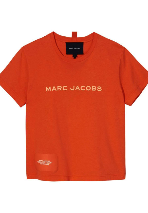 Marc Jacobs t-shirt med logotyp - Orange