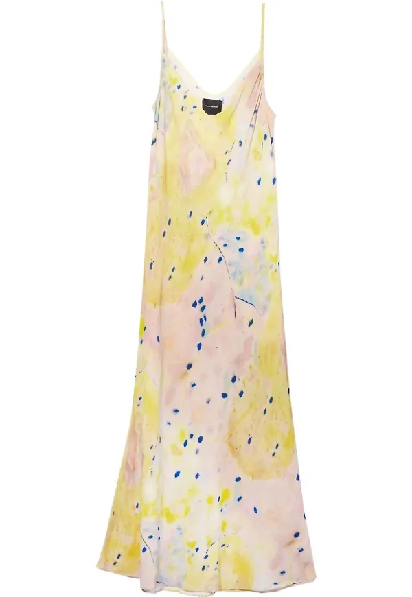 Marc Jacobs The Bias slipklänning - Gul