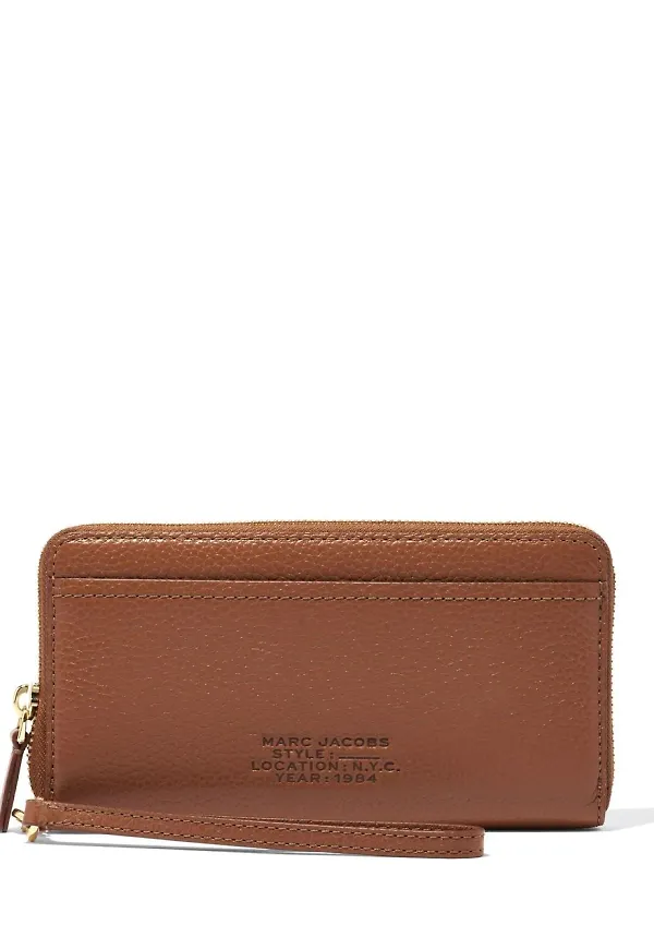 Marc Jacobs The Continental läderplånbok - Brun