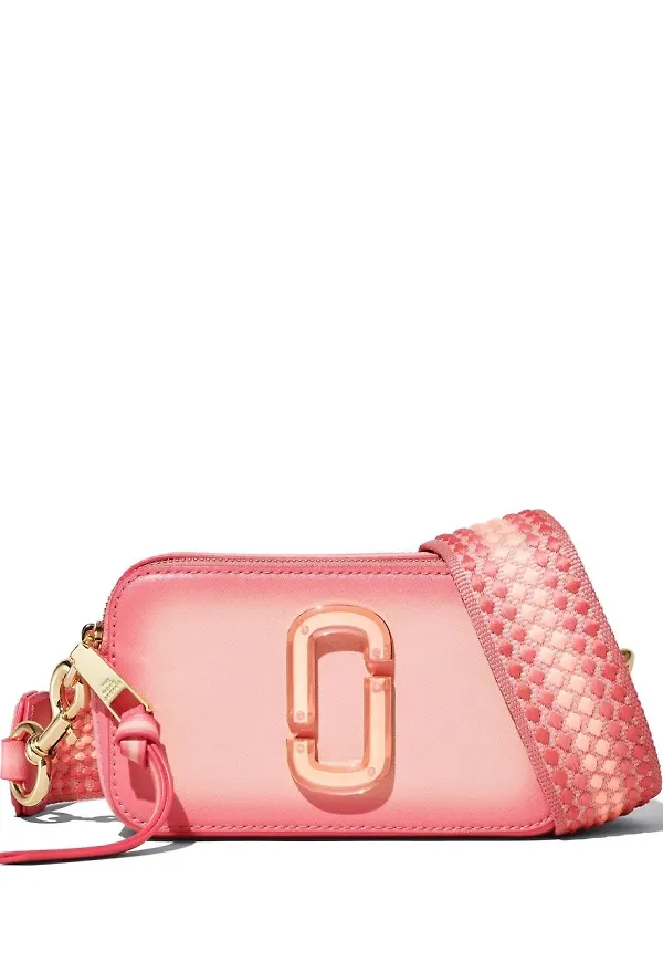 Marc Jacobs The Fluoro Edge Snapshot väska - Rosa