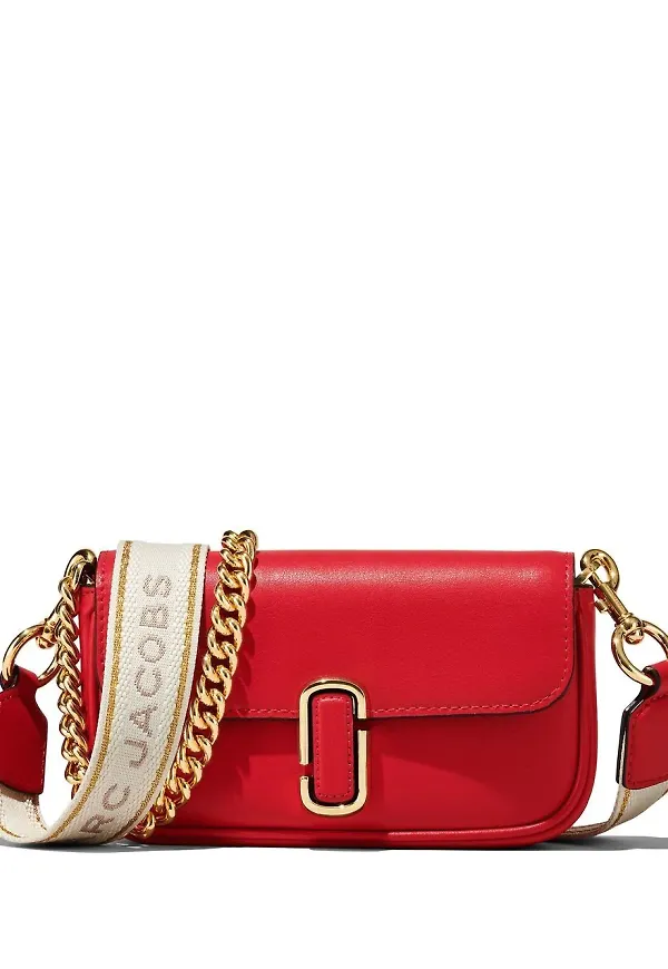 Marc Jacobs The J Marc liten axelväska - Röd