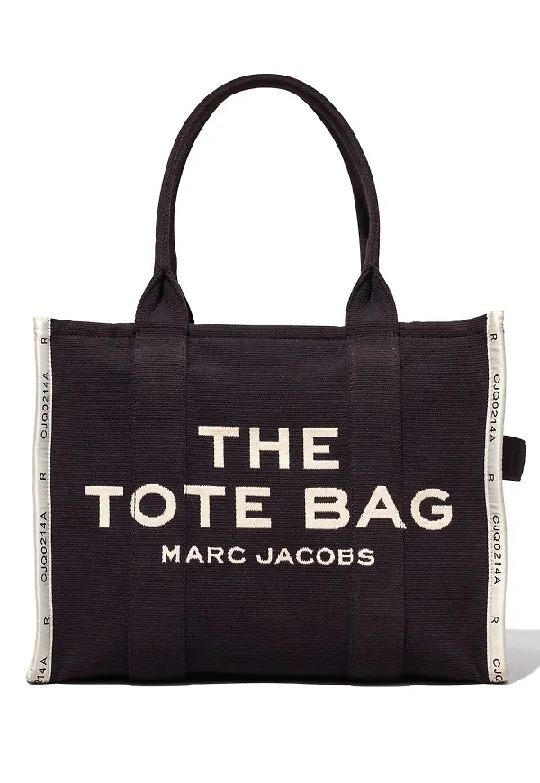 Marc Jacobs The Jacquard stor totebag - Svart