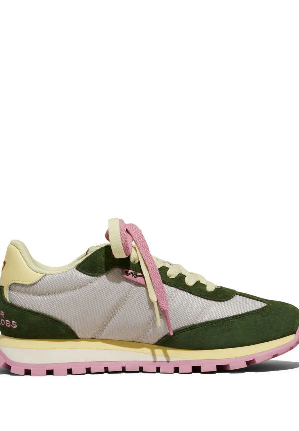 Marc Jacobs The Jogger sneakers med panel - Grön