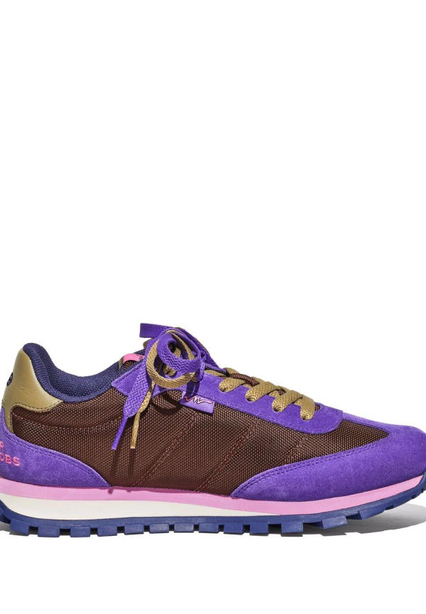 Marc Jacobs The Jogger sneakers med panel - Lila