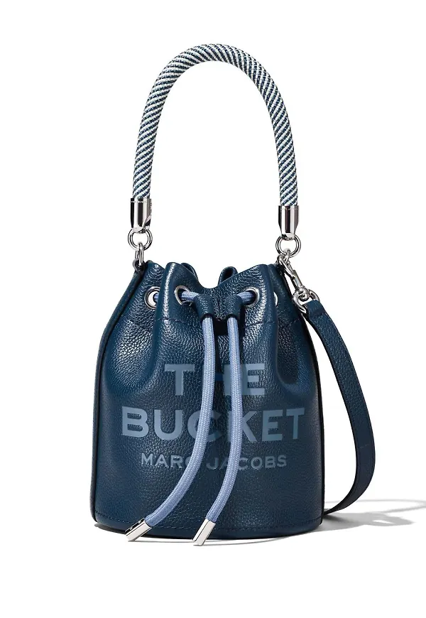 Marc Jacobs The Leather bucketbag - Blå