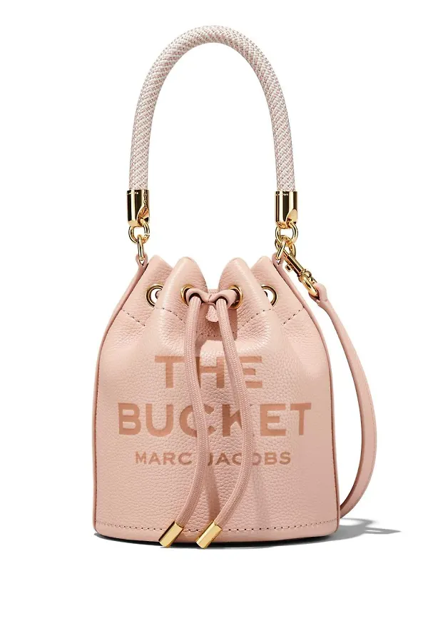 Marc Jacobs The Leather bucketbag - Rosa
