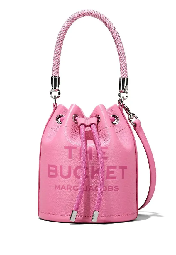 Marc Jacobs The Leather bucketbag - Rosa