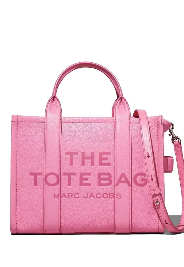 Marc Jacobs The Leather Medium totebag - Rosa