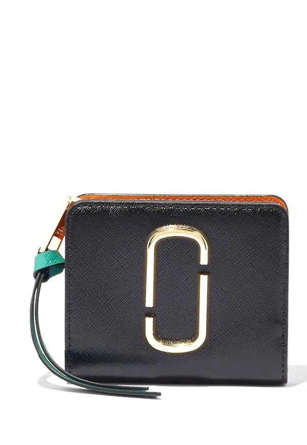 Marc Jacobs The Snapshot liten kompakt plånbok - Blå