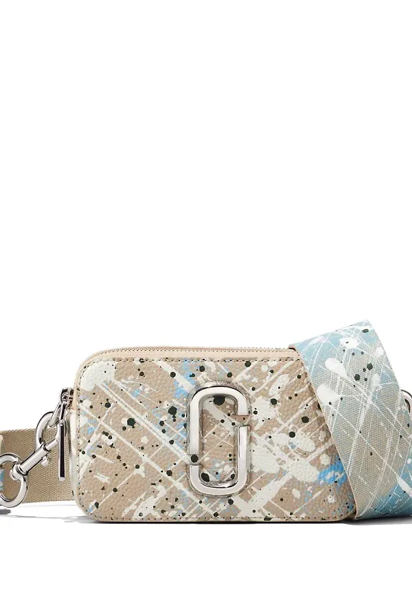 Marc Jacobs The Splatter Paint Snapshot väska - Neutral