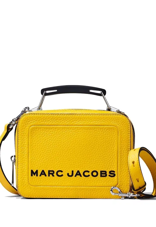 Marc Jacobs The Textur Box 20 väska med topphandtag - Gul