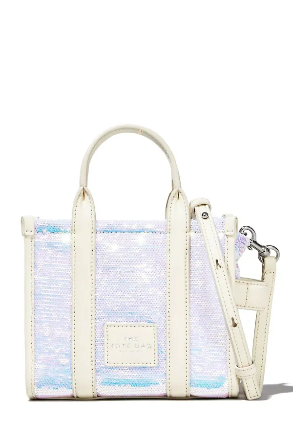 Marc Jacobs totebag med paljetter - Lila