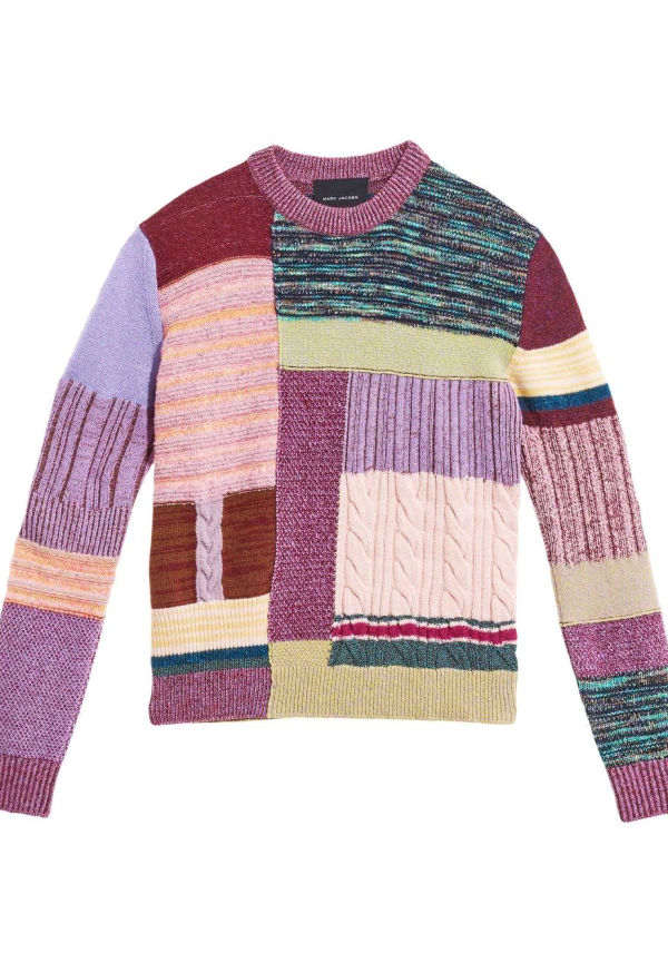 Marc Jacobs tröja med lappdesign - Rosa