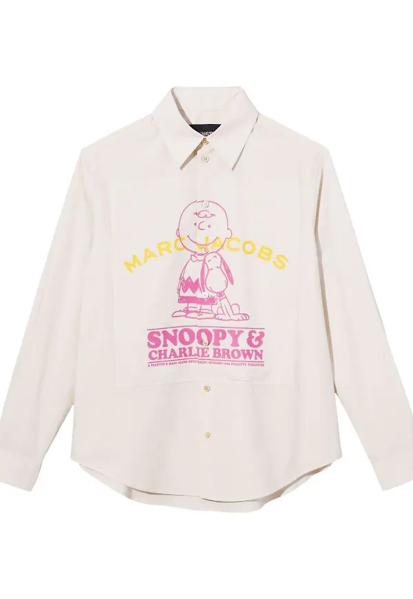 Marc Jacobs x Peanuts skjorta med knäppning - Neutral