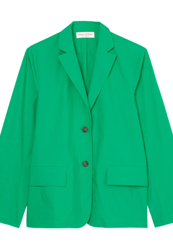Marc O'Polo - Blazer - Grön - Dam - Storlek: 2Xl,Xl,L,M,S,Xs,2Xs,3Xl