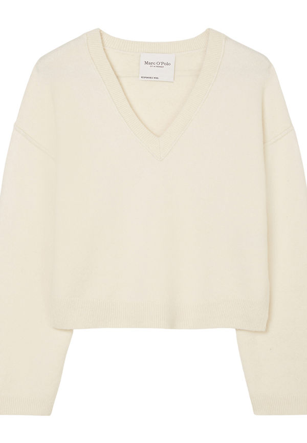 Marc O'Polo - Stickade tröjor & koftor - Beige - Dam - Storlek: 2Xl,Xl,L,M,S,Xs,2Xs
